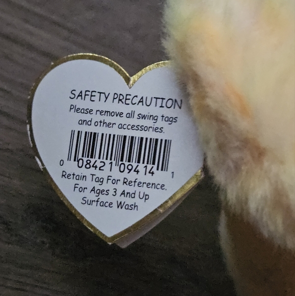 Ty beanie buddies Sunny soft plush bear 2000s retired e-bear - Picture 7 of 7